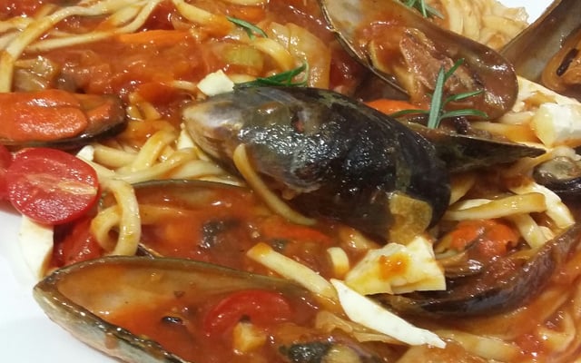 Risoto de frutos do mar