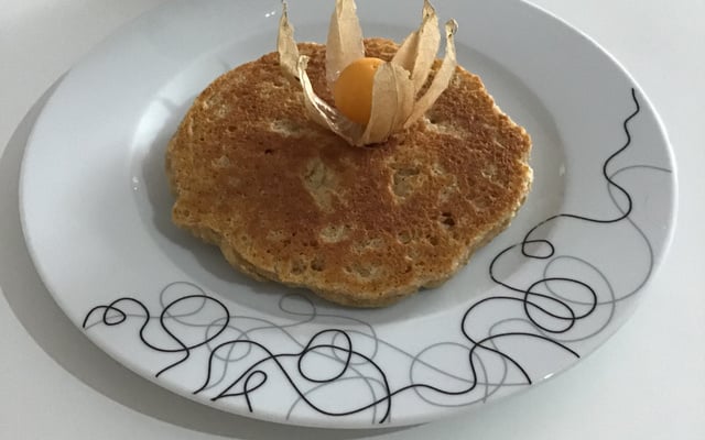 Panqueca com farinha de amêndoas