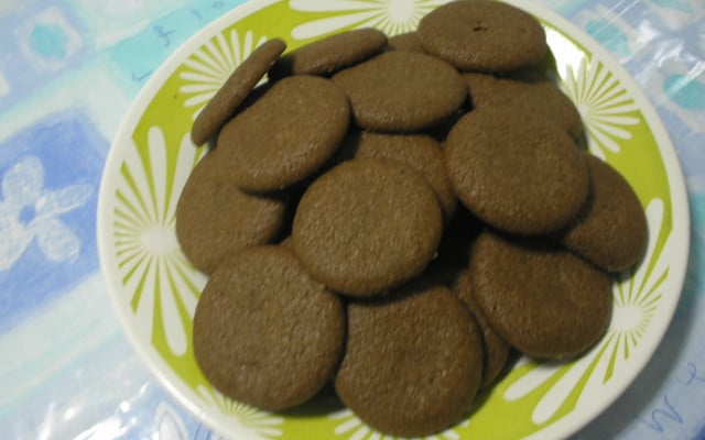 Biscoito amanteigado de chocolate