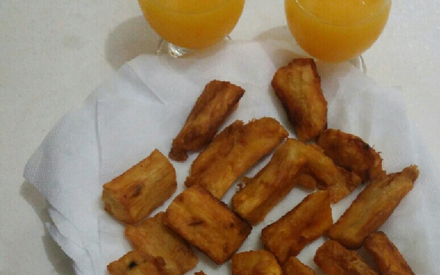 Macaxeira frita crocante