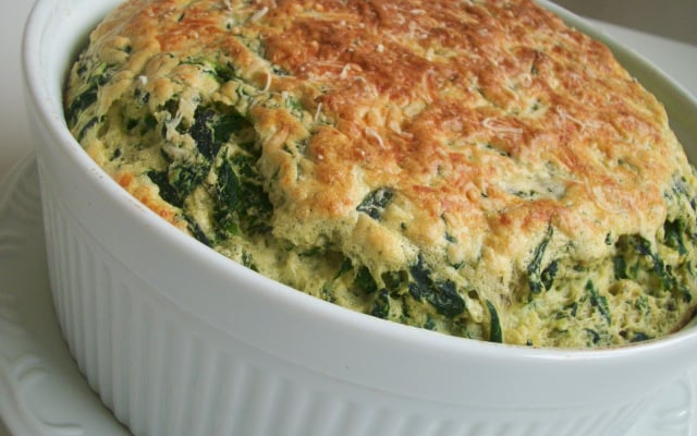 Souflé de espinafre