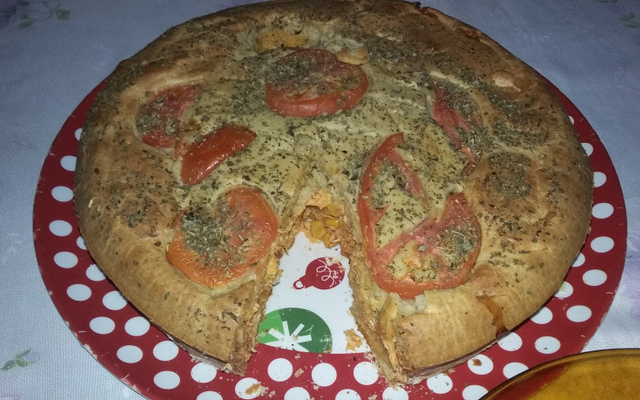 Torta de frango simples