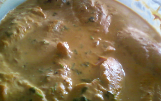 Filé de peixe cremoso