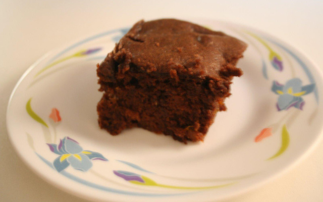 Brownie com Damasco Bêbado