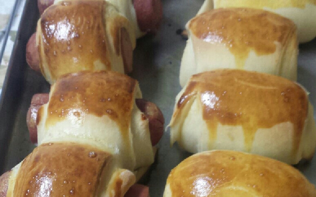 Enroladinho de salsicha