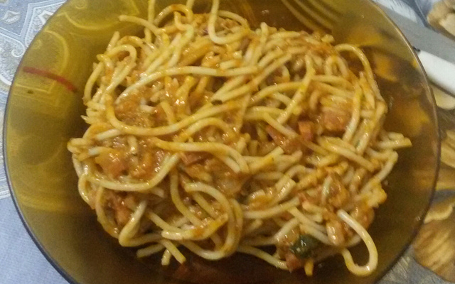 Macarrão com molho rápido