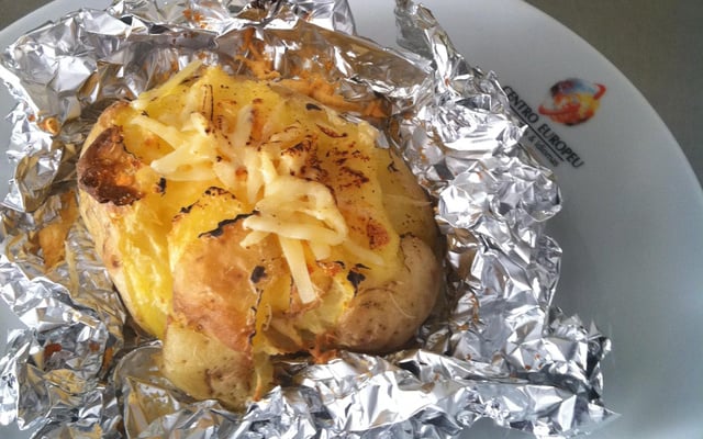 Batata assada com catupiry