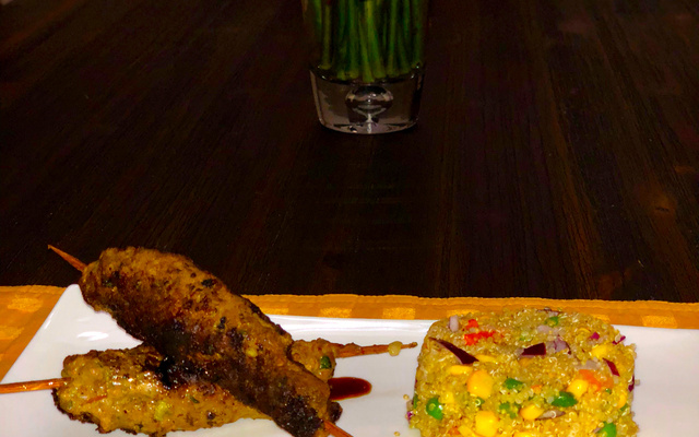 Kafta (carne moída no espeto)