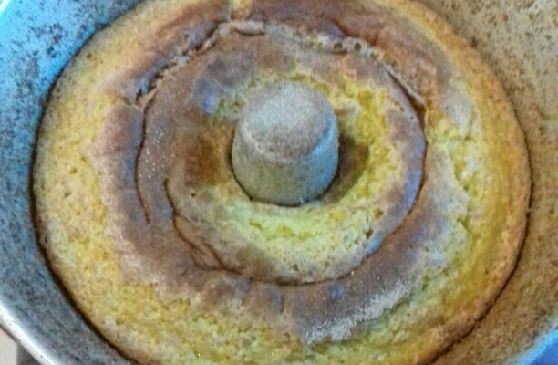 Bolo de milho verde com coco