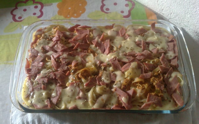 Macarronada de carne moída