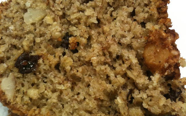 Bolo de banana e aveia da Vivi