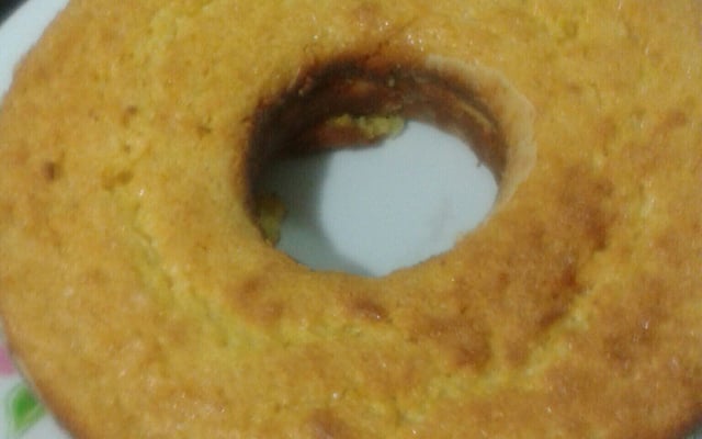 Bolo de milho com coco