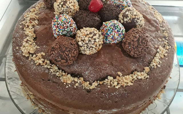 Bolo de chocolate diet