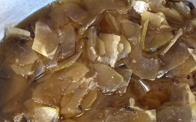 Doce de mamão verde