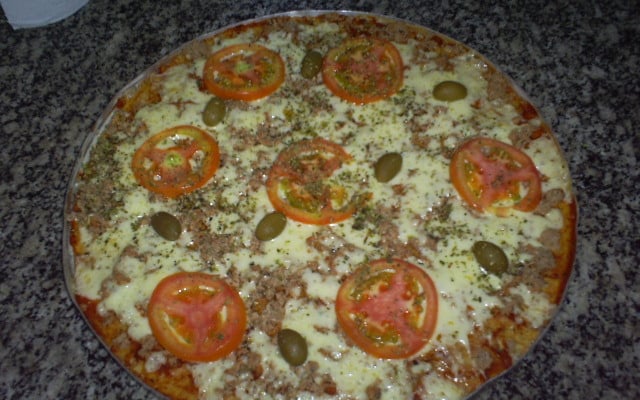 Massa de pizza de arroz