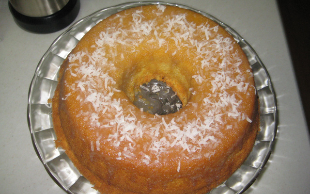 Bolo de fubá molhadinho