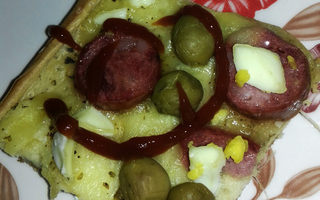 Massa de pizza de liquidificador