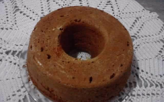 Bolo de fibra de trigo