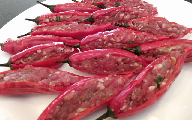 Pimenta recheada da Su