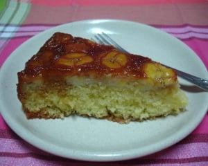 Bolo delicioso de banana