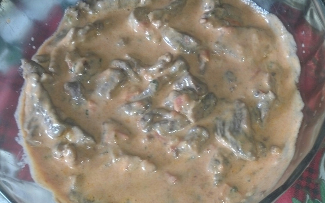 Estrogonofe de carne de sol