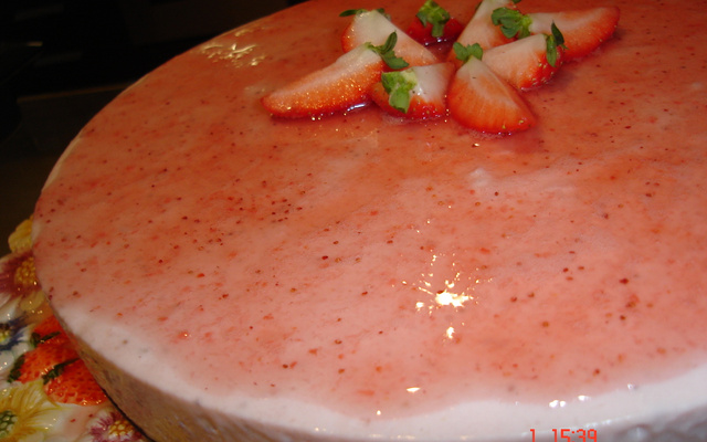 Cheesecake de morango