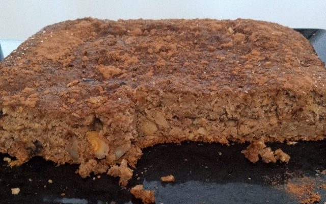 Bolo diet de banana, sem farinha e sem açúcar