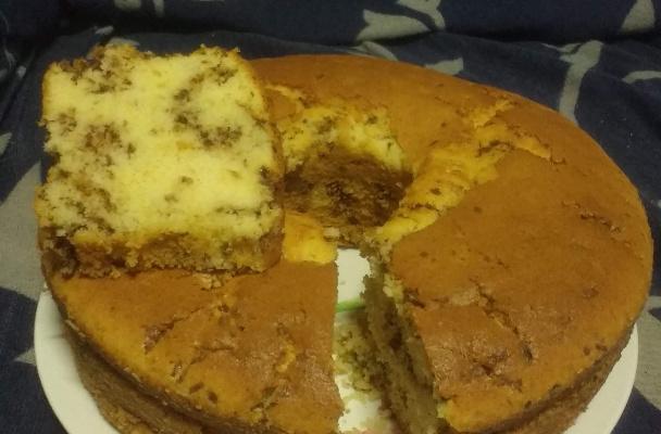 Bolo formigueiro simples (de liquidificador)