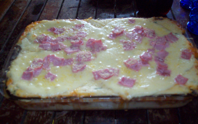 Bolo de batata com creme de leite da Aline