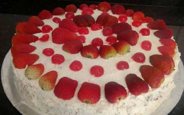 Bolo de aniversário sem lactose