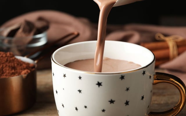 Chocolate quente cremoso e simples
