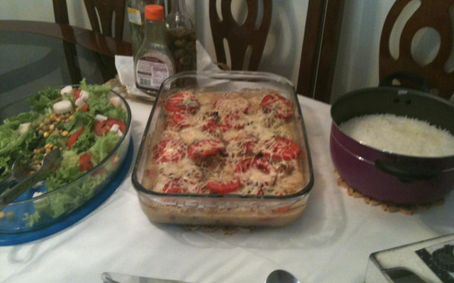 Filés de cação ao leite de coco