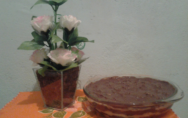 Pavê de chocolate com coco