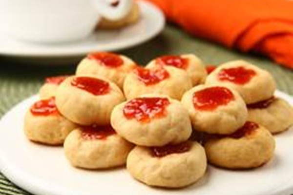 Biscoito com geleia