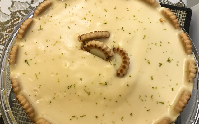 Torta de limão com chocolate branco