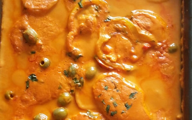 Filé de peixe ao forno