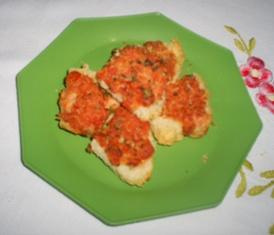 Canapé pratico de presunto