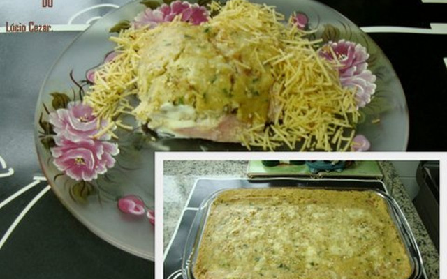 Souflé de arroz recheado do Lúcio Cezar