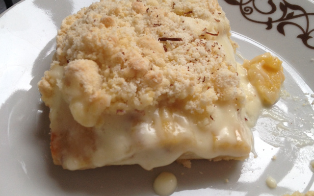 Bolo farofa de banana