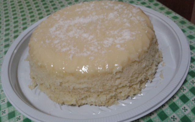 Bolo de coco de micro-ondas