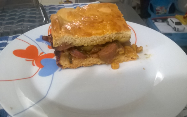 Cachorro quente ao forno