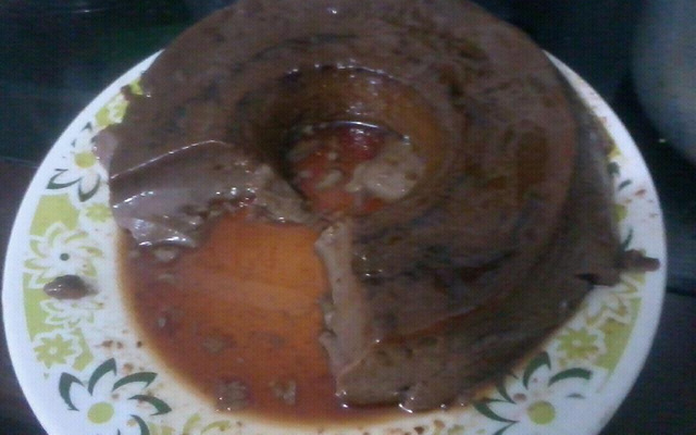 Pudim de Chocolate de Micro-ondas