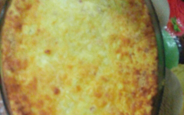 Souflé de queijo com batata