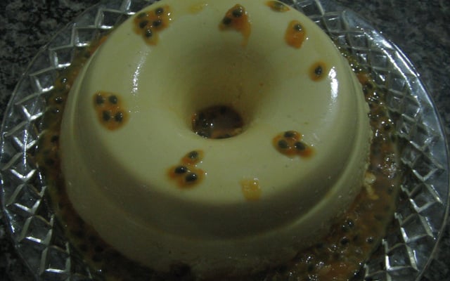 Flan de maracujá
