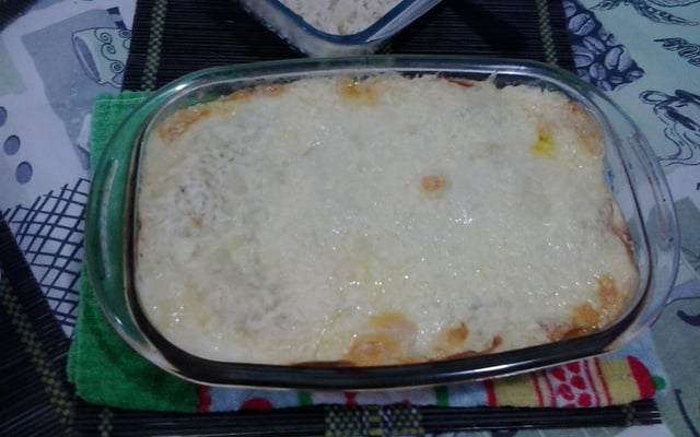 Lasanha da Mama com massa de panqueca