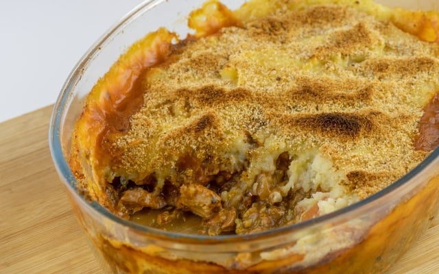 Torta de bacalhau especial de Natal