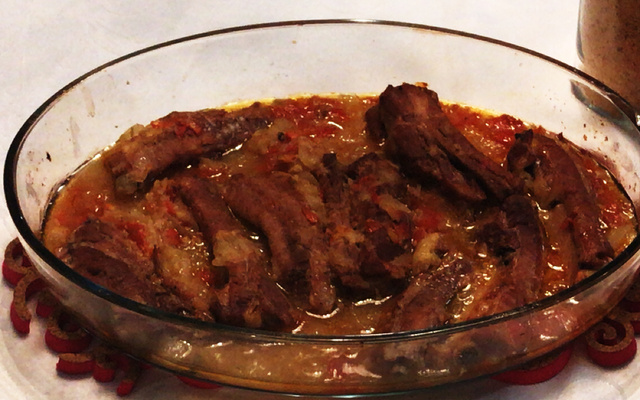 Costelinha na panela de pressão