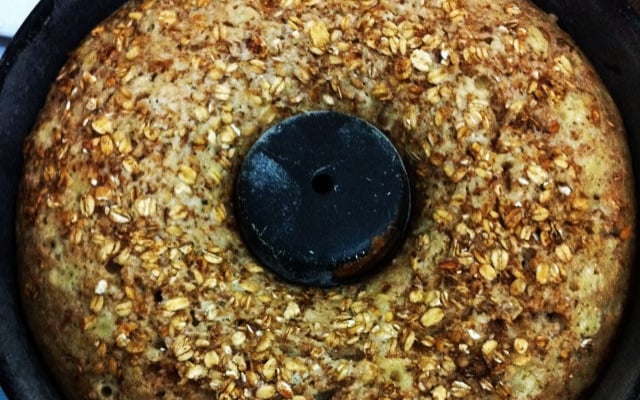 Bolo integral de banana