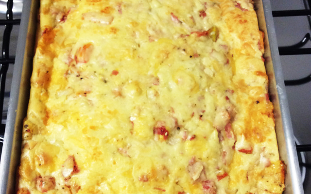 Delicioso bauru de forno