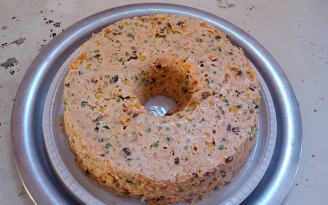 Salpicao de frango enformado